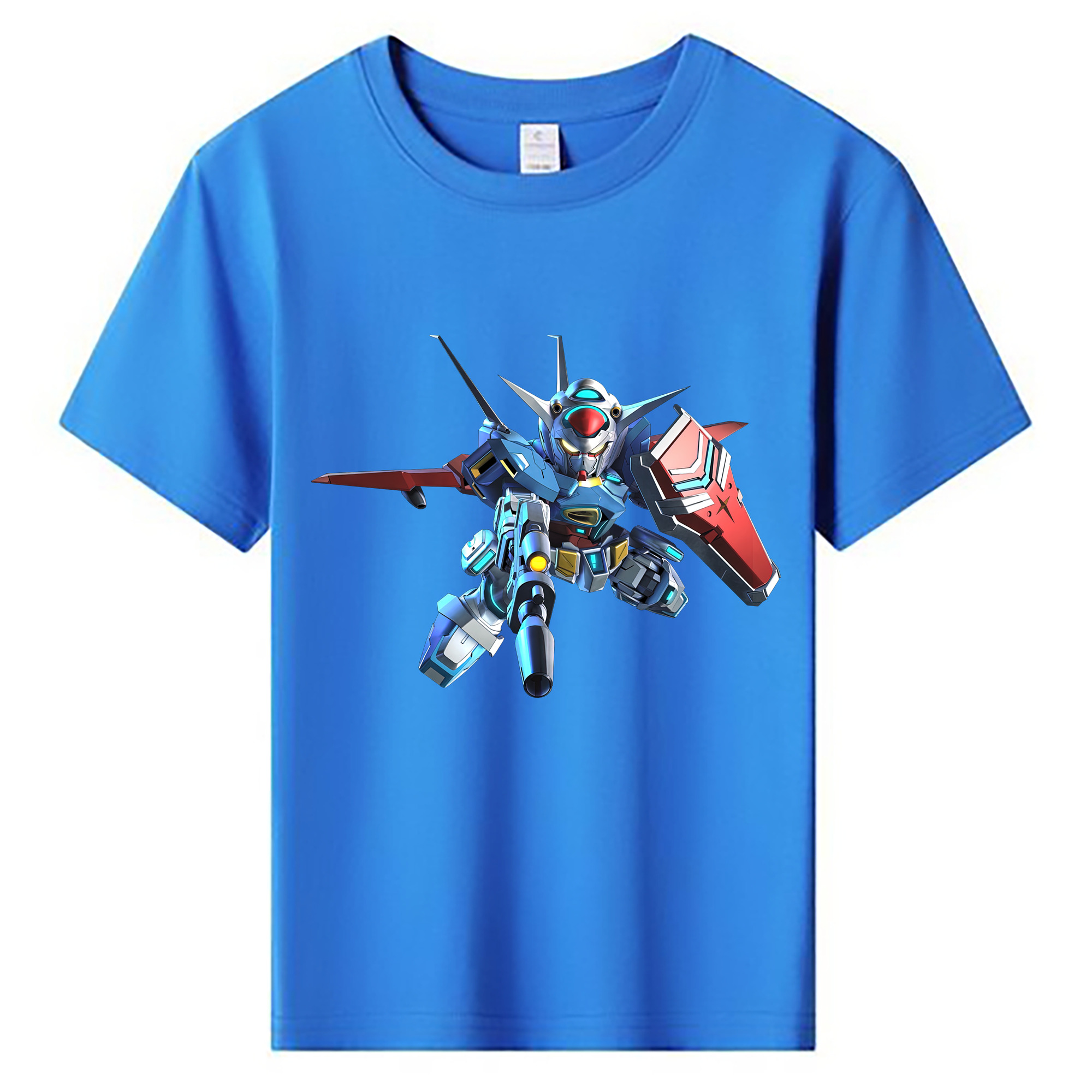 （画像用） 機動戦士ガンダム Mobile Suit Gundam 綿100％キッズTシャツ（フロントプリント）